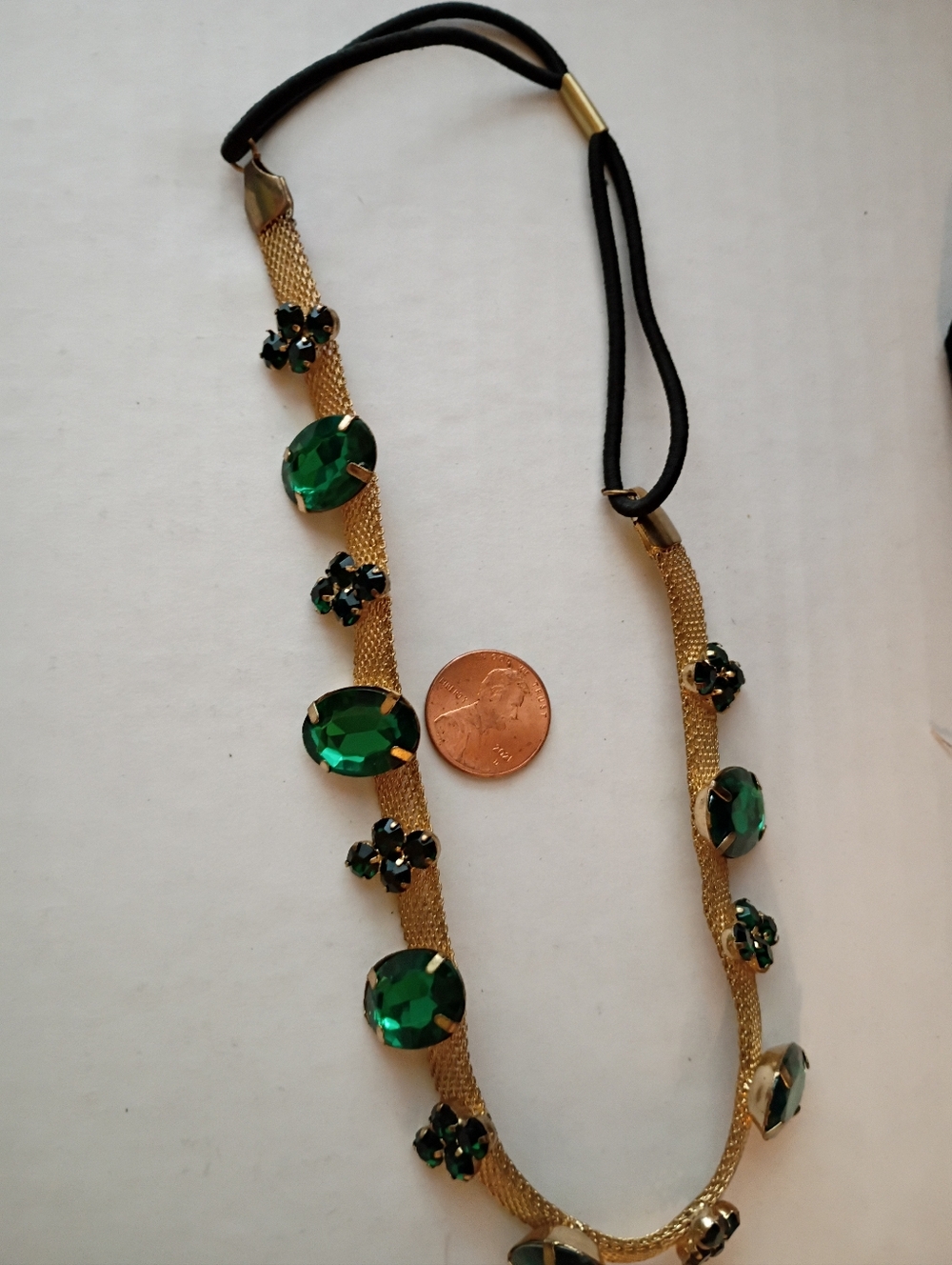 Vintage Rhinestone Headband/Choker